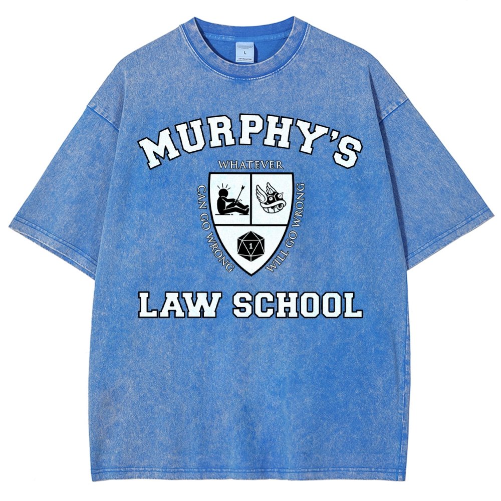 Murphy's Law School Vintage Distressed T-shirt