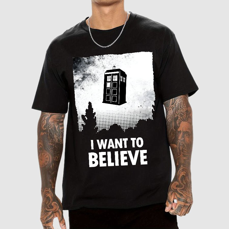 I Want To Believe Geek T-Shirt