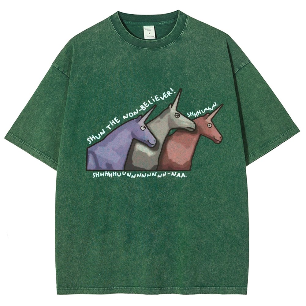 Shun the Non-Believer   Vintage Distressed T-shirt