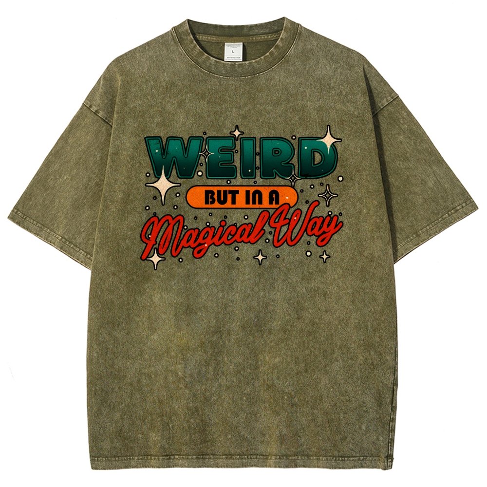 Weird But In A Magical Way Vintage Distressed T-shirt