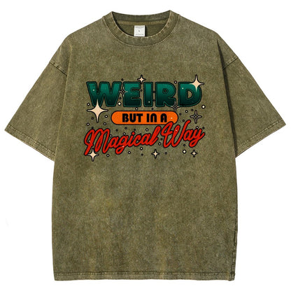Weird But In A Magical Way Vintage Distressed T-shirt