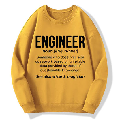 Engineer Geek Cotton Sweatshirt