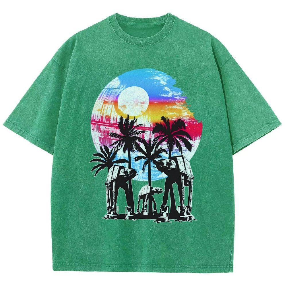 Summer Assault Vintage Distressed T-shirt