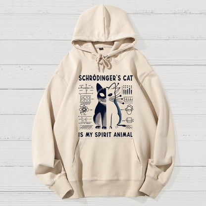 Schrodinger's Сat Science Geek Cotton Hoodie