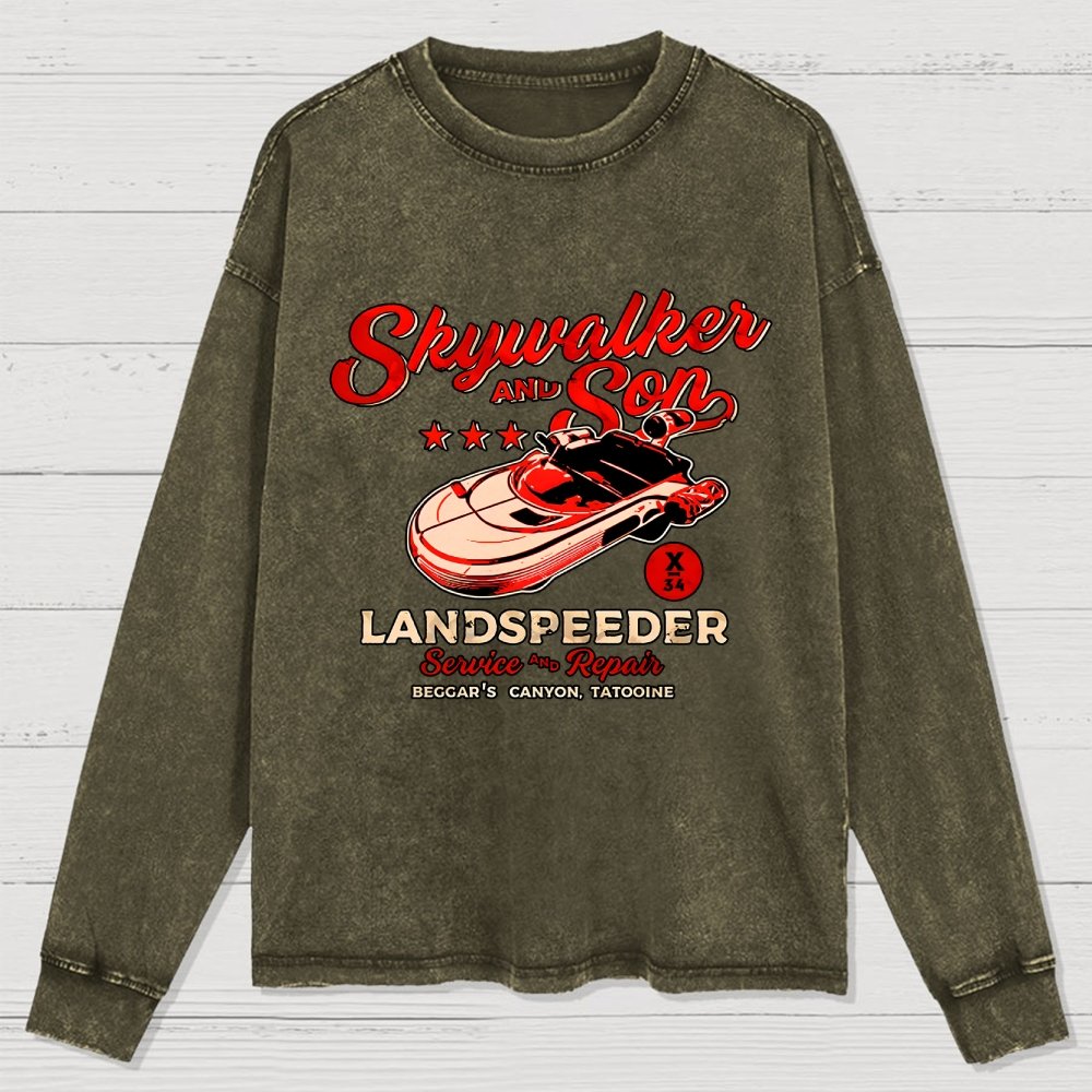 Speeder Shop Washed Long Sleeve Tee