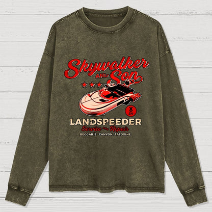 Speeder Shop Washed Long Sleeve Tee