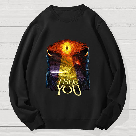 I See You Geek Cotton Sweatshirt