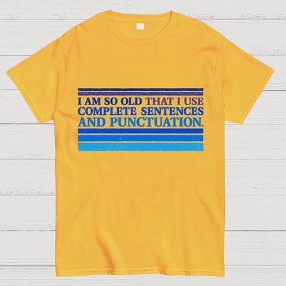Complete Sentences and Punctuation Unisex Geek T-Shirt