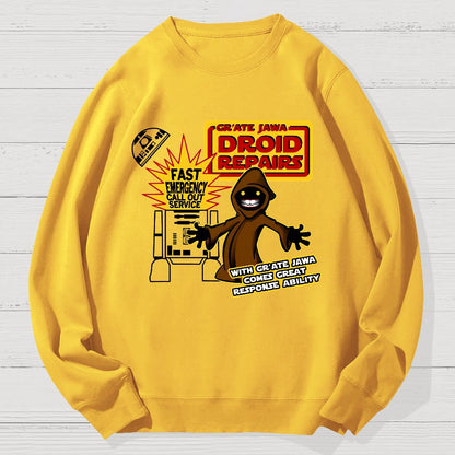 Robot Maintenance Geek Cotton Sweatshirt
