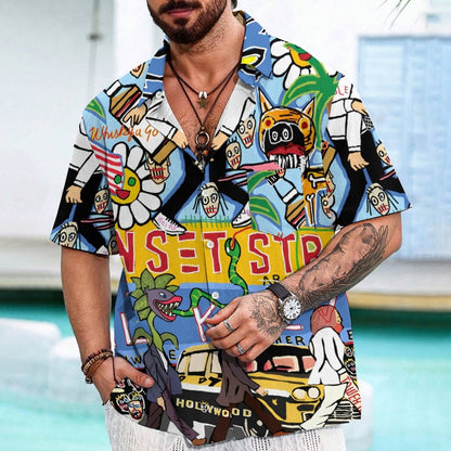 Vintage Graffiti Geeky Shirt