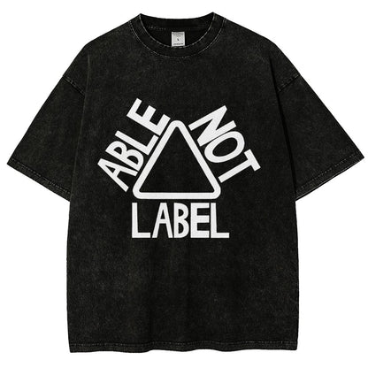 See the Able Not the Label Awareness Vintage Distressed T-shirt