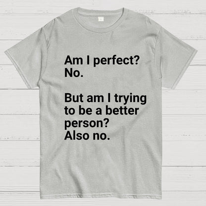 Am I Perfect No Nerdy T-Shirt