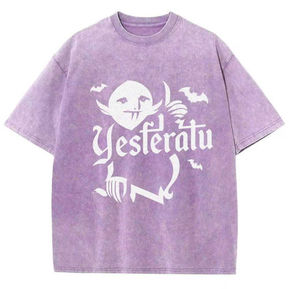 Mysterious Creature Vintage Distressed T-shirt