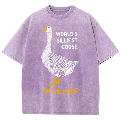 World's Silliest Goose Vintage Distressed T-shirt