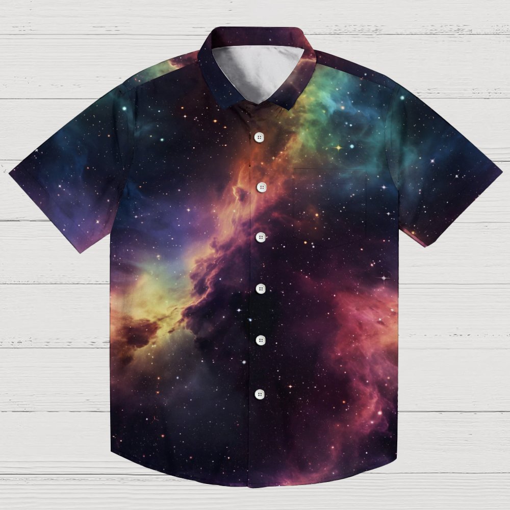 Beautiful Nebula Geeky Shirt