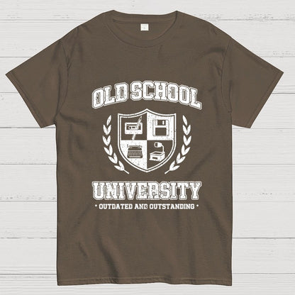 Old School University Unisex Geek T-Shirt