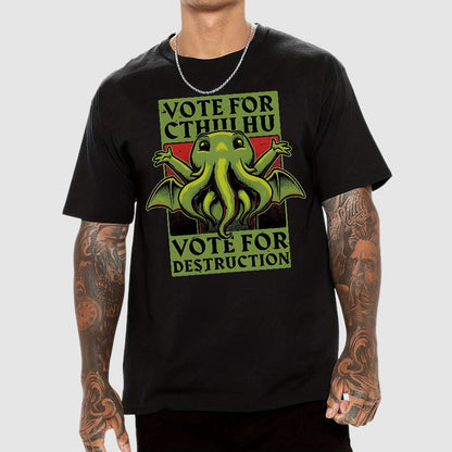 Vote For Destruction Geek T-Shirt