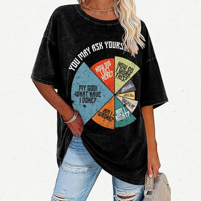 You Should Ask Yourself Vintage Distressed T-shirt