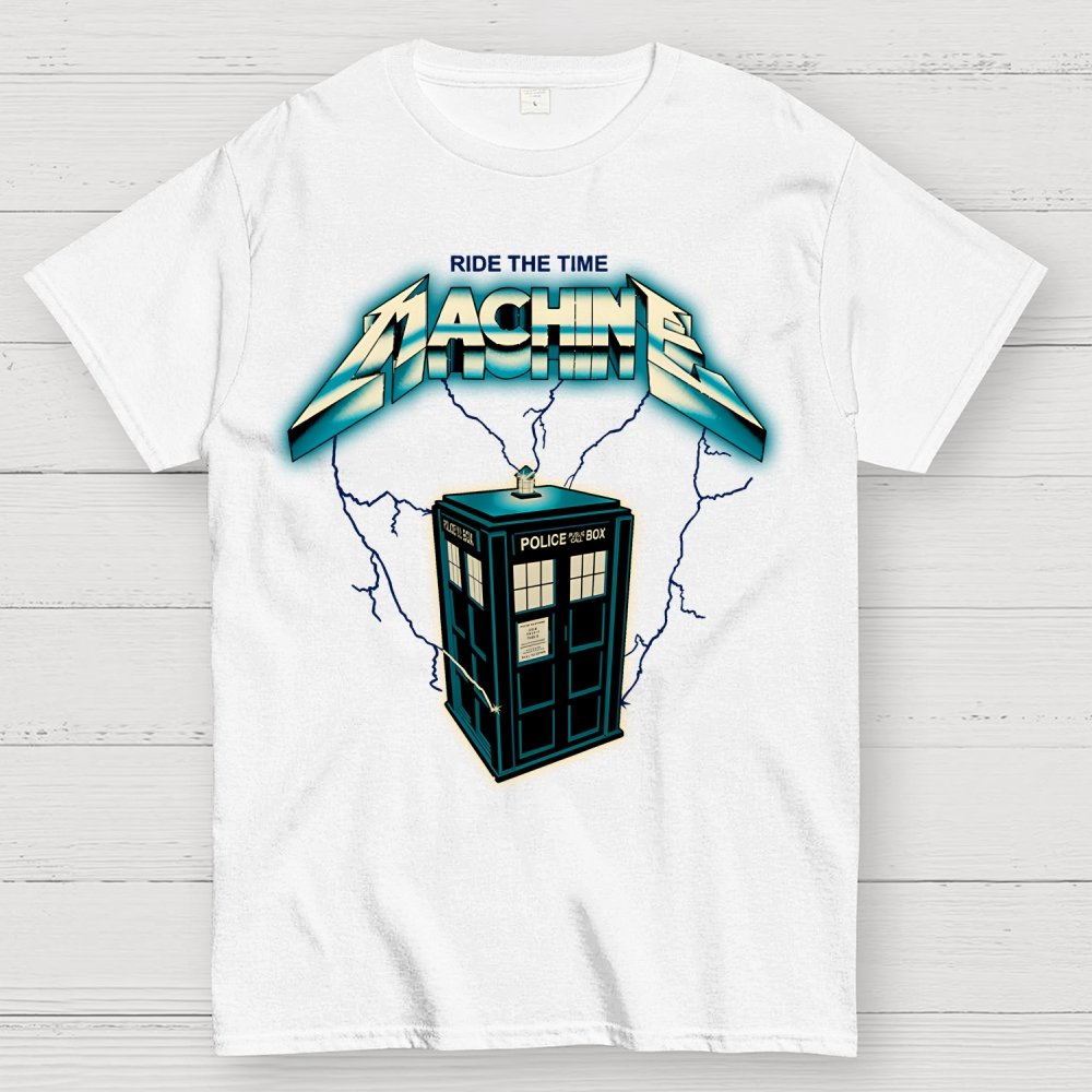 Ride the Time Machine Geek T-Shirt
