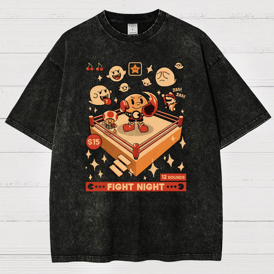 Retro Arcade Showdown Vintage Distressed T-shirt