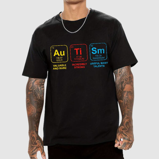 Autism Periodic Table Geek T-Shirt
