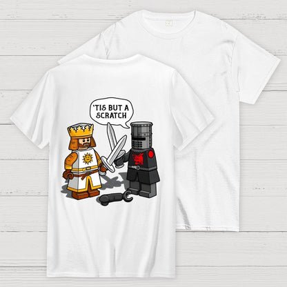 King Vs Knight Back-printed Geek T-shirt