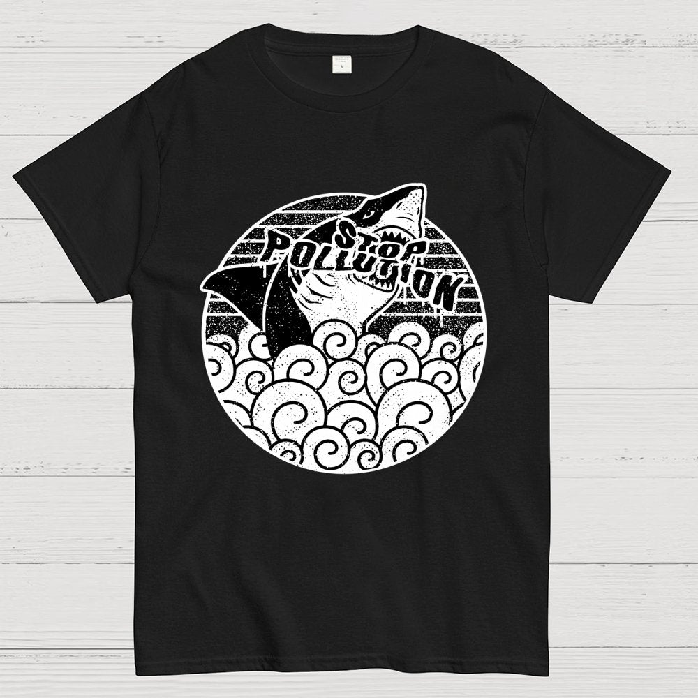 Stop Pollution Geek T-Shirt