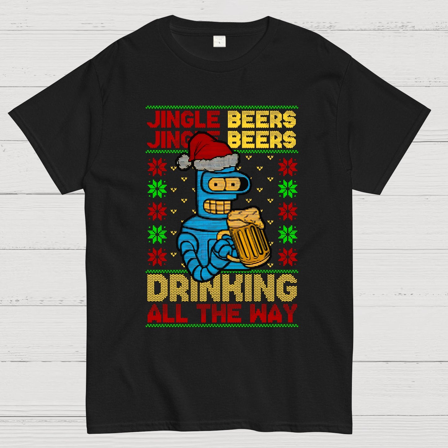 Christmas Jingle Beers Geek T-Shirt