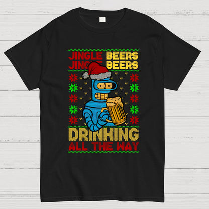 Christmas Jingle Beers Geek T-Shirt