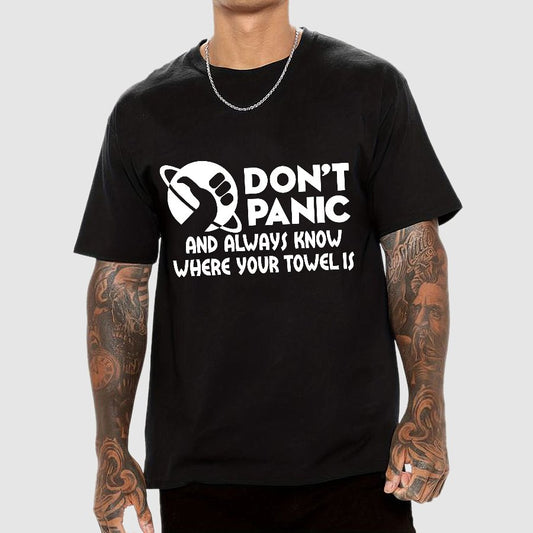 Don't Panic Geek T-Shirt