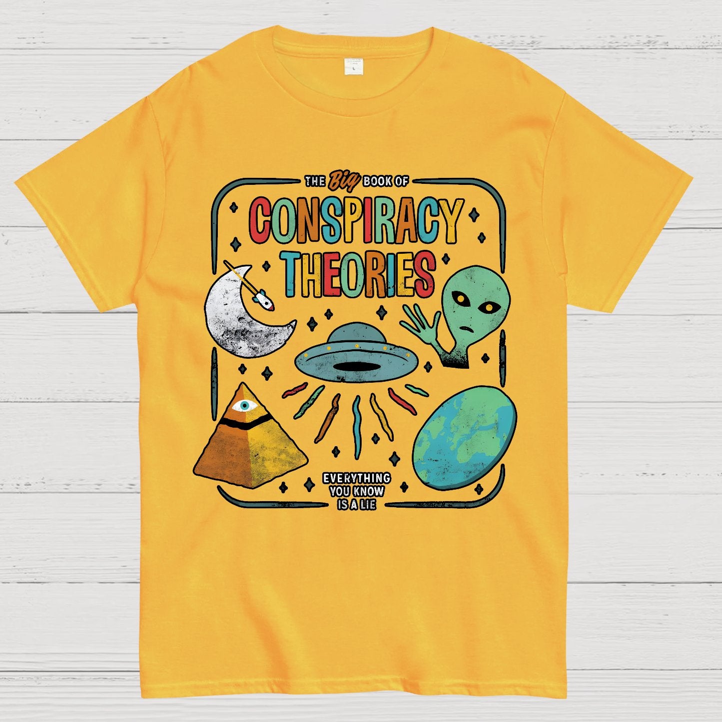 The Big Book Of Conspiracy Theories Geek T-Shirt