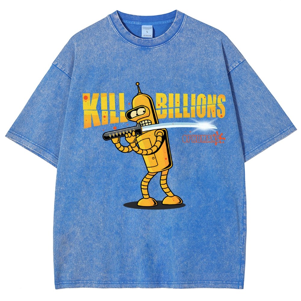 Kill Billions Vintage Distressed T-shirt