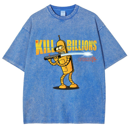 Kill Billions Vintage Distressed T-shirt