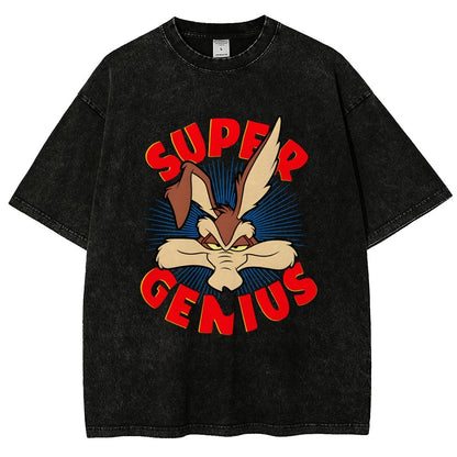 Super Genius Vintage Distressed T-shirt