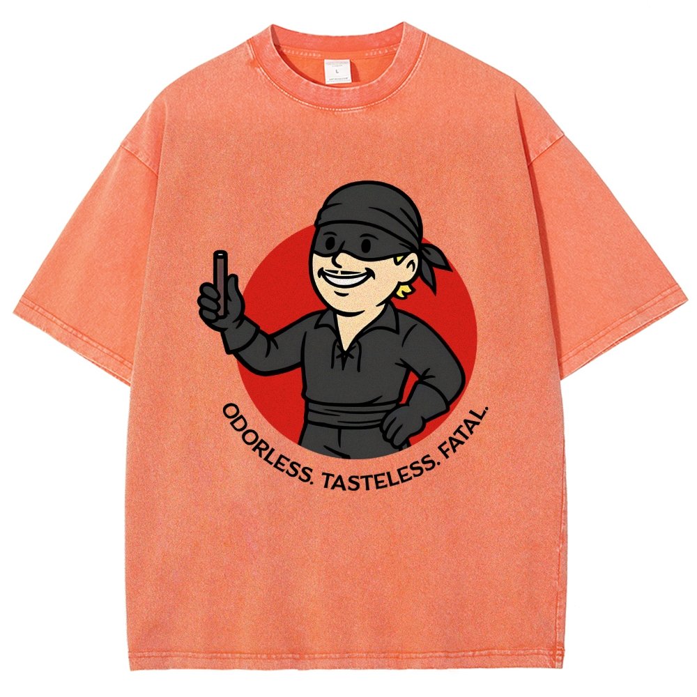 Odorless Tasteless Fatal Vintage Distressed T-shirt