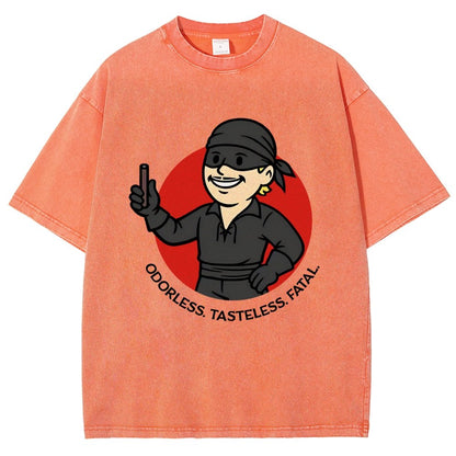 Odorless Tasteless Fatal Vintage Distressed T-shirt