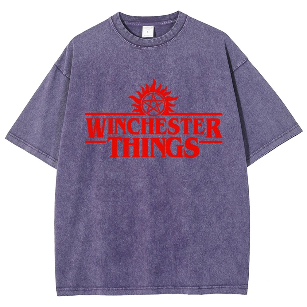 Winchester Things Vintage Distressed T-shirt