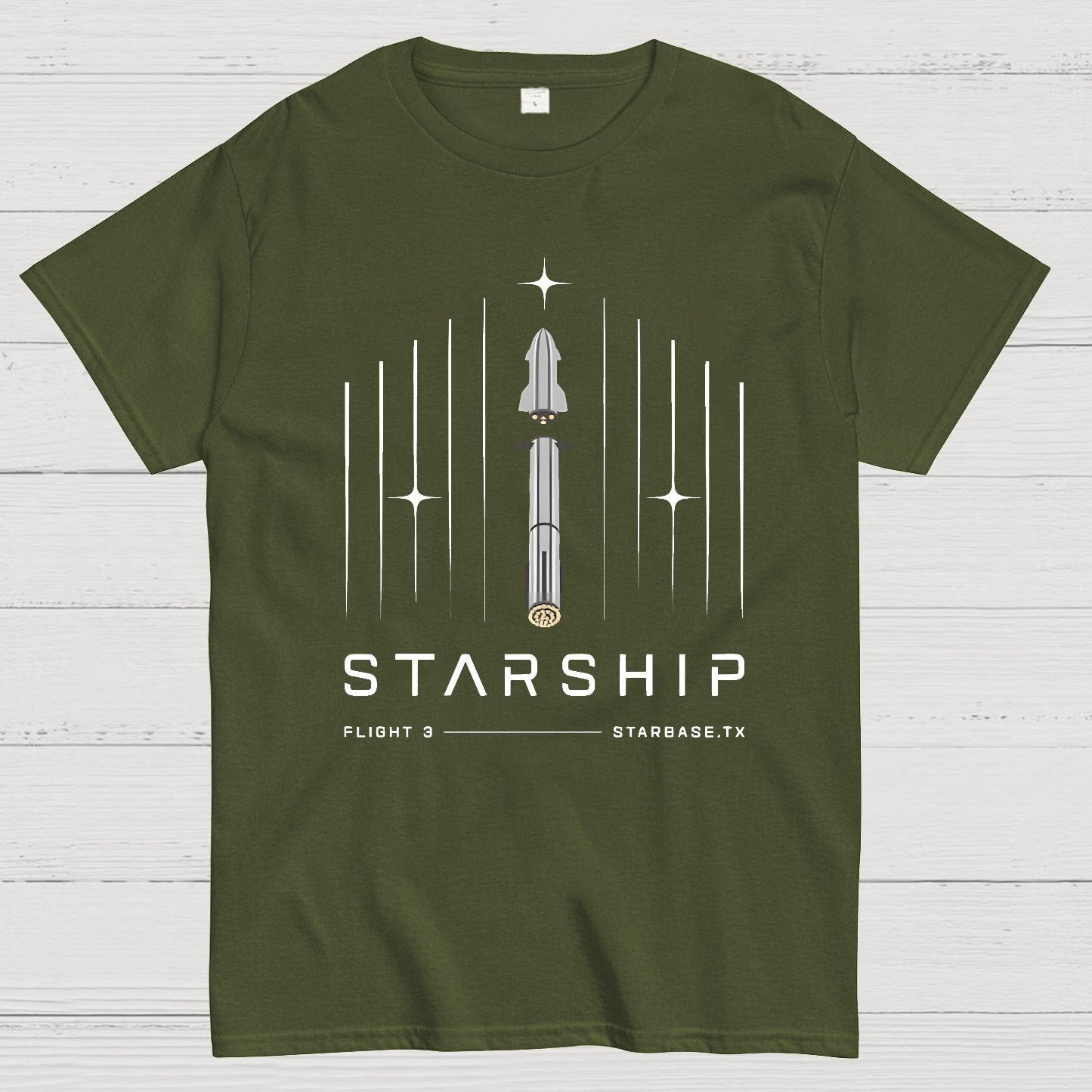 Starship Flight 3 Nerdy T-Shirt