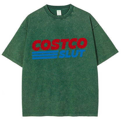 Costco Slut Vintage Distressed T-shirt