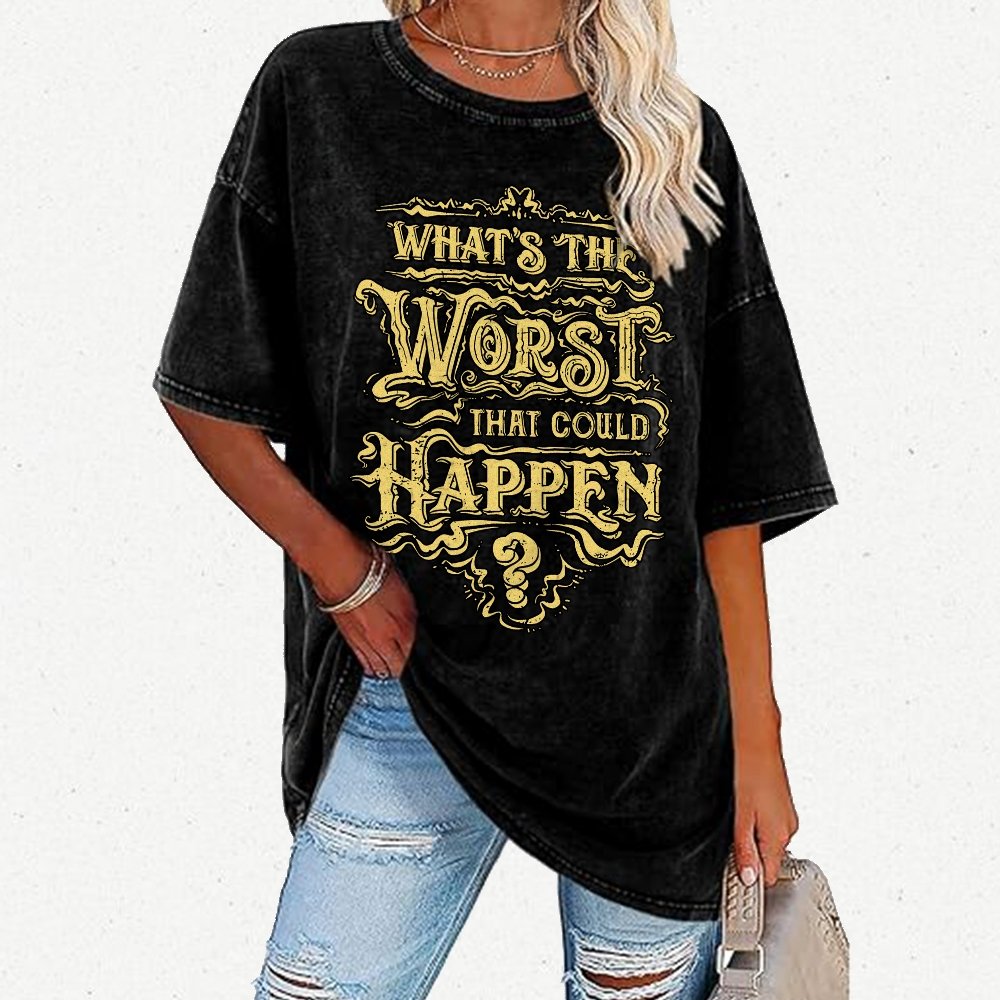 What Could Happen Vintage Distressed T-shirt