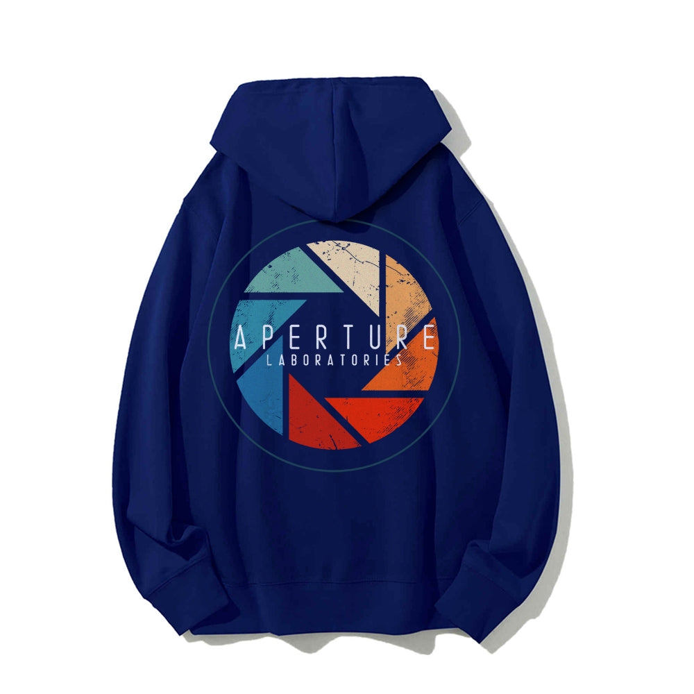 Aperture Printed Back Unisex Cotton Hoodie