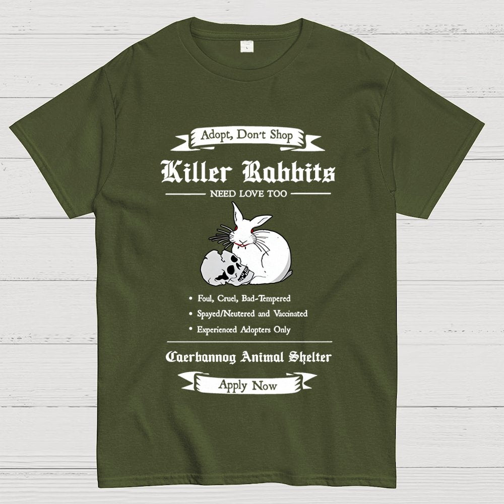 Adopt a Killer Rabbit Geek T-Shirt