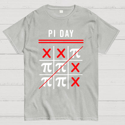 3.14 Tic-Tac-Toe Noughts And Crosses Happy Pi Day Geek T-Shirt