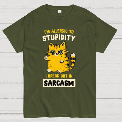 I Am Allergic To Stupidity Geek T-Shirt
