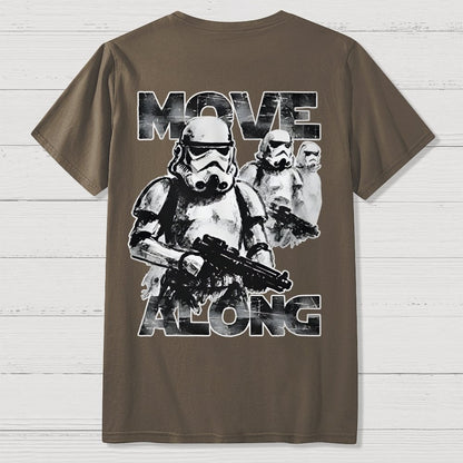 Move Along Front And Back Printing Geek T-Shirt