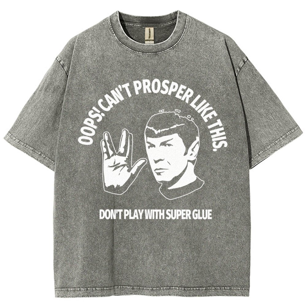 Oops! Can’t prosper like this Vintage Distressed T-shirt
