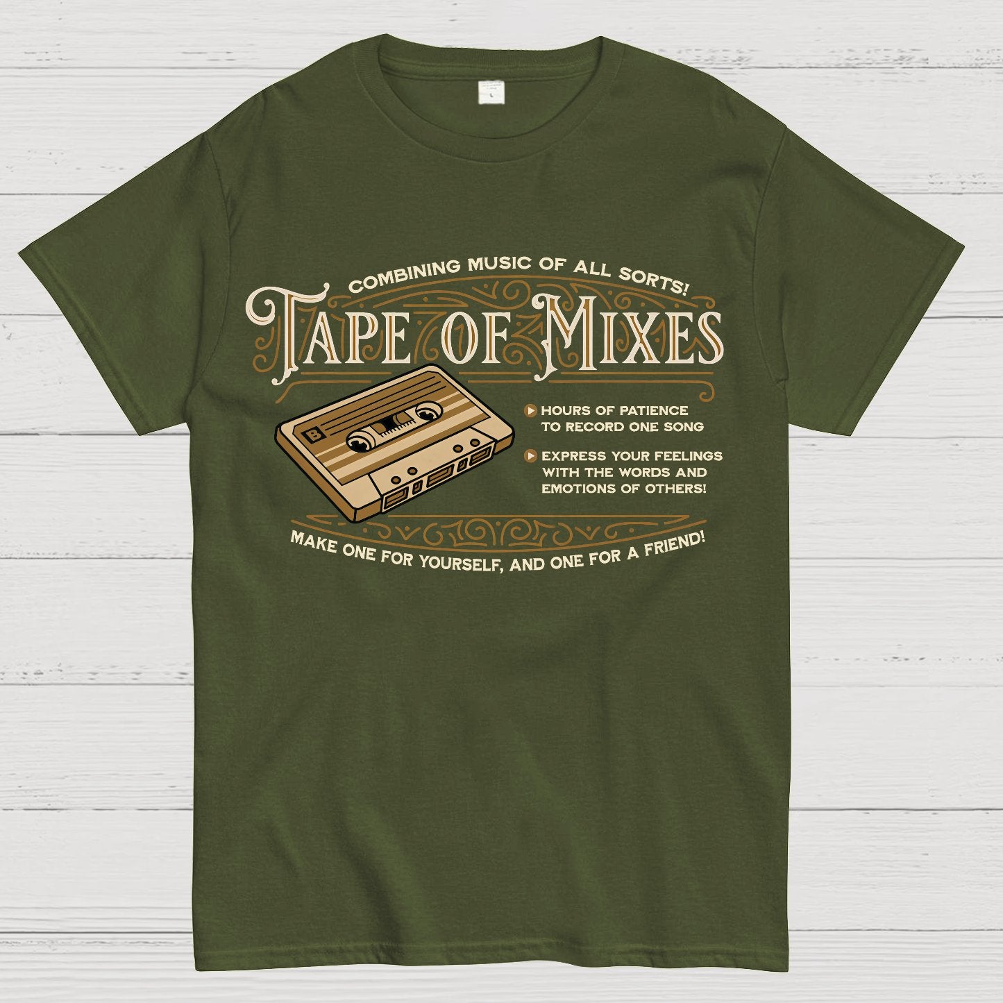 Vintage Mixtape Geek T-Shirt