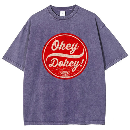 Okey Dokey - The Last Drink Vintage Distressed T-shirt
