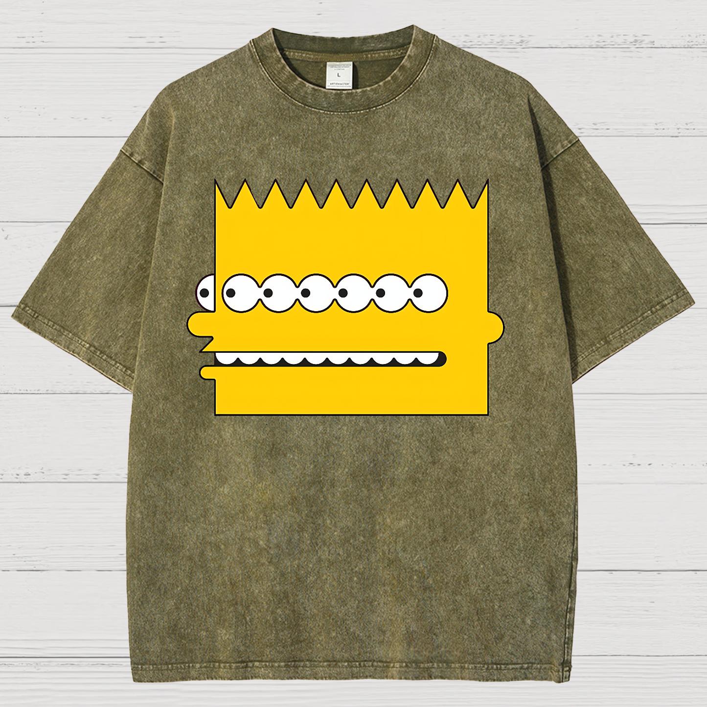 Multi Multi Funny Nerd Vintage Distressed T-shirt