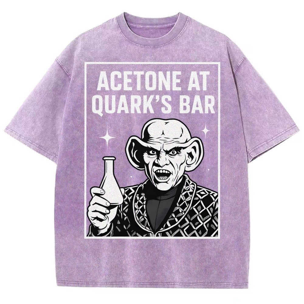 ACETONE AT A SPACE BAR Vintage Distressed T-shirt